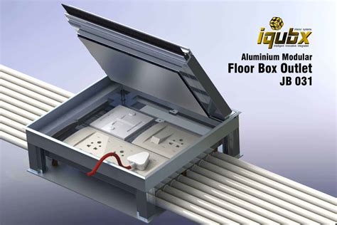 electrical floor junction box|floor outlet box with data.